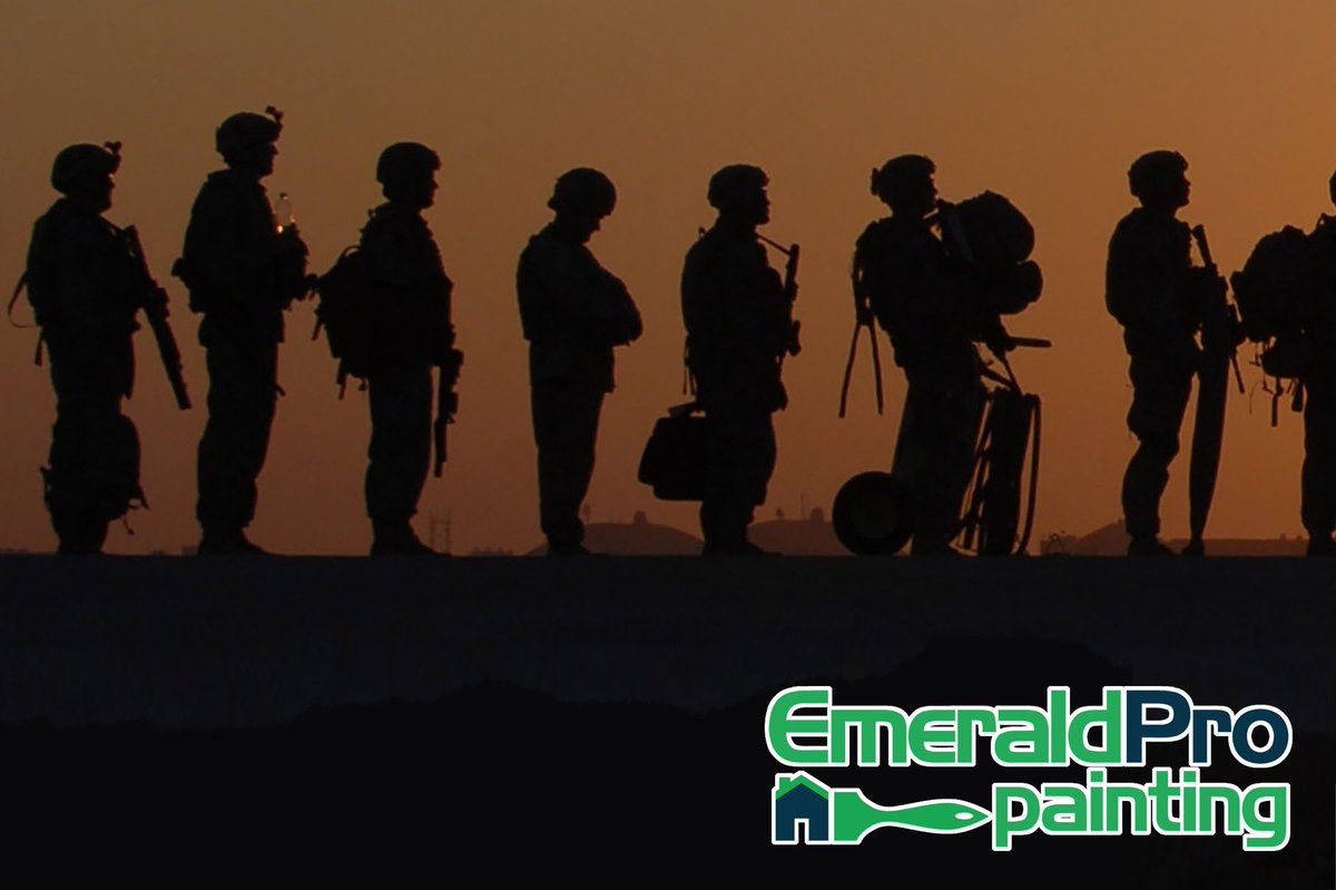 EmeraldProPaint's tweet photo. On this day, we honor all current and former members of the Armed Services. Our country’s greatness is built on the foundation of your courage and sacrifice. Thank you! https://t.co/yT4uZCKse3