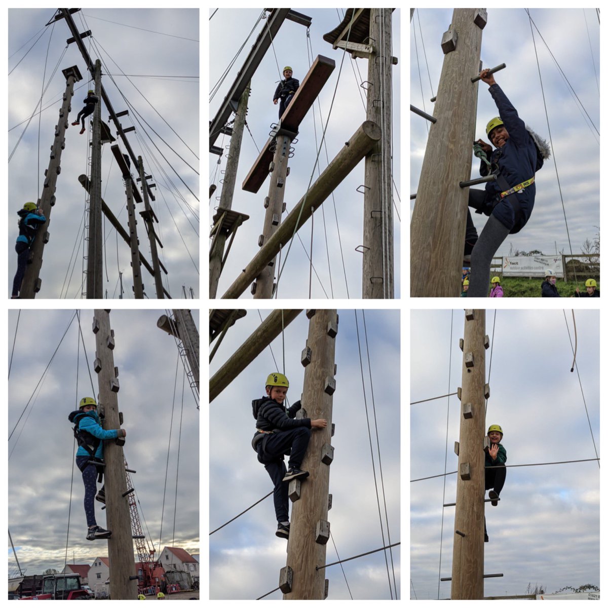 HarpAcademy1's tweet photo. Climbing high, showing so much perseverance and courage on the high ropes #FellowshipAfloat #pe https://t.co/eeUEA6yNot