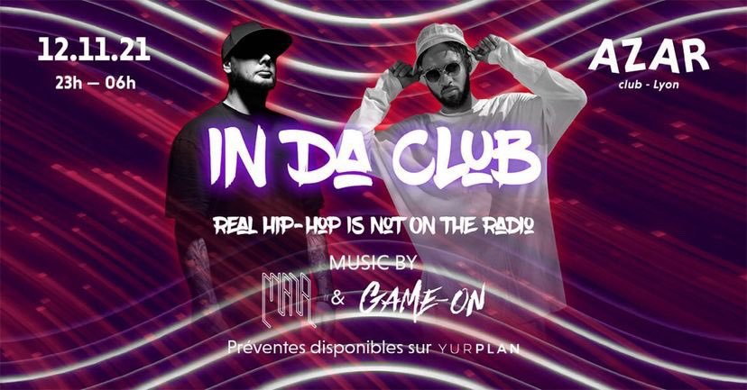 Les Lyonnais je vous donnes RDV demain au #AzarClub 

Real Hip Hop is not on the radio 📻 

#Lyon