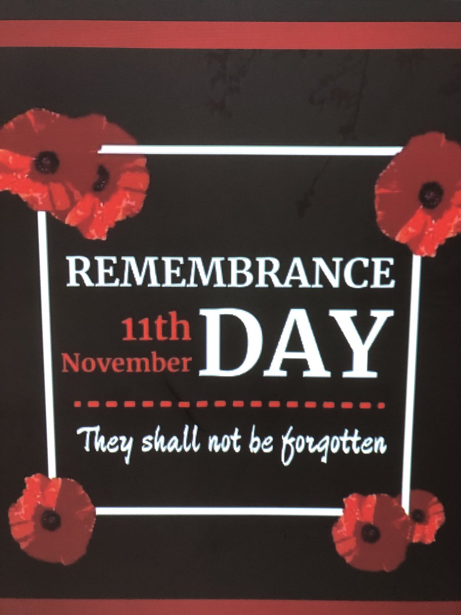 MrsRLawson's tweet photo. Today we remember those who gave the ultimate sacrifice. @SCDSB_Schools https://t.co/I3v8JQ9Wp5