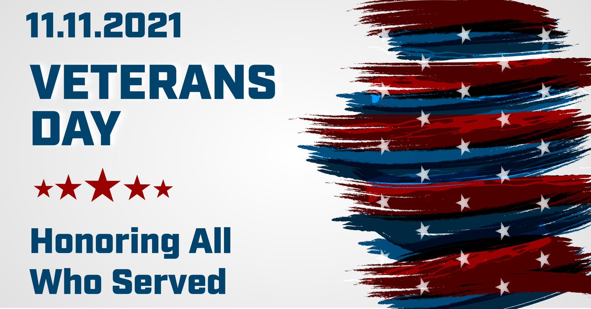 On Veterans Day, we honor all those who served. Thank you for your service. #VeteransDay2021
