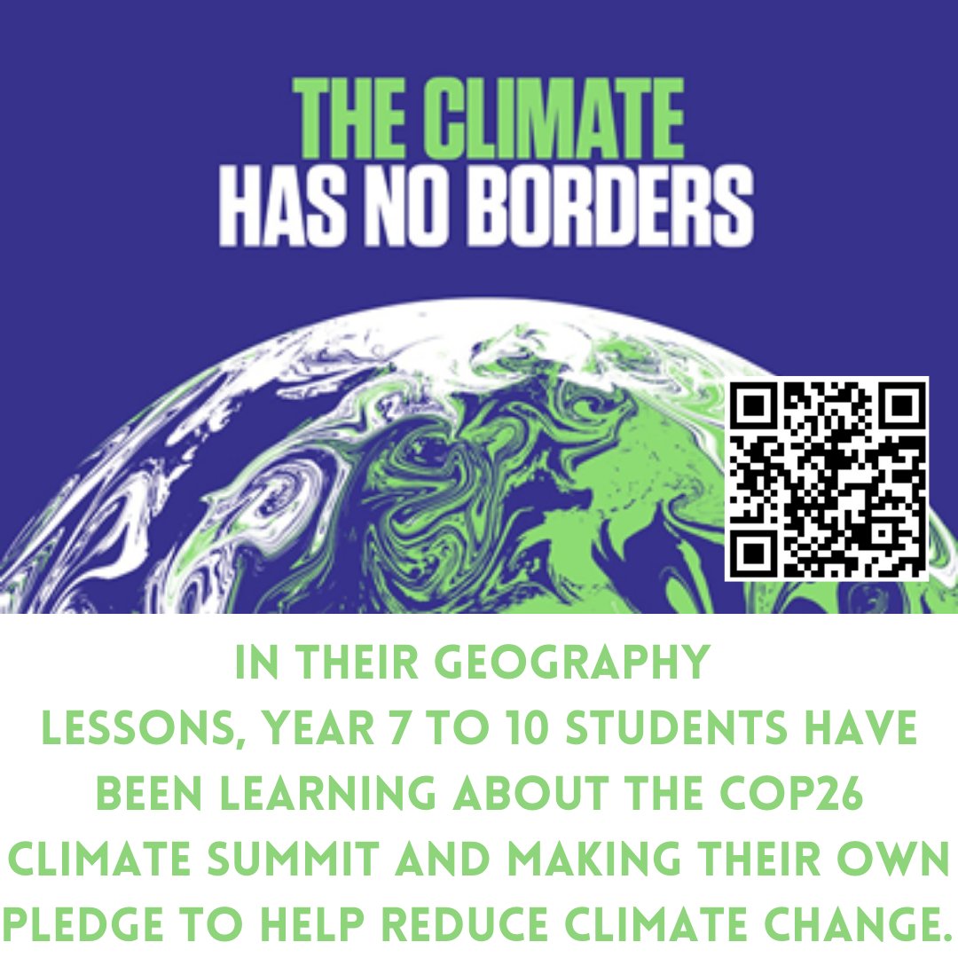 Tretherras's tweet photo. In their Geography Lessons, Year 7 to 10 students have been learning about the #COP26 climate summit and making their own pledges to help reduce climate change.

#newquay #tretherras #Geography https://t.co/r7AhyRIaJB