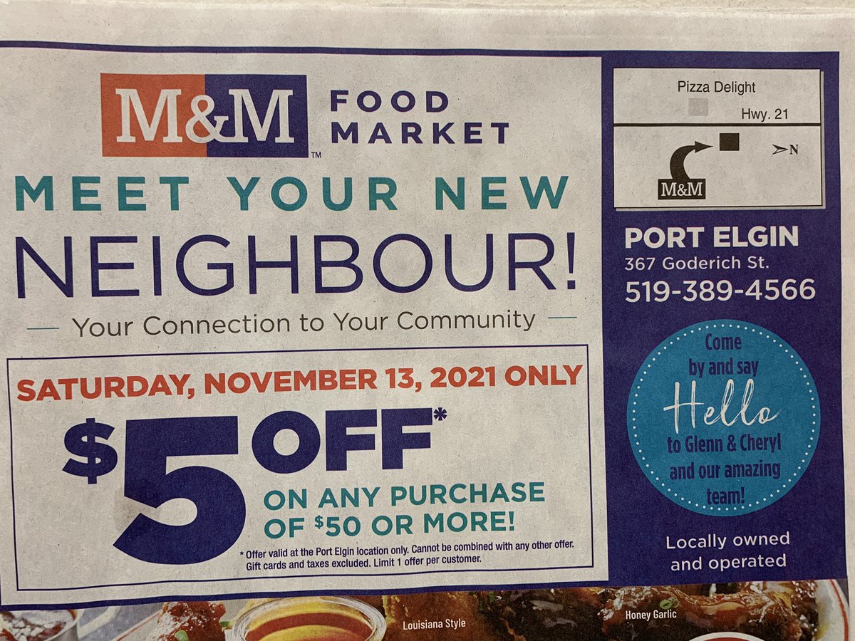 Meet Your Neighbour event this Saturday, November 13th. Come on in and take $5 of your purchase of $50 or more. We will give away a gift card every hour and we will also be awarding this Vortex air fryer to 1 lucky winner, valued at $150.00. Come on in for your chance to win!