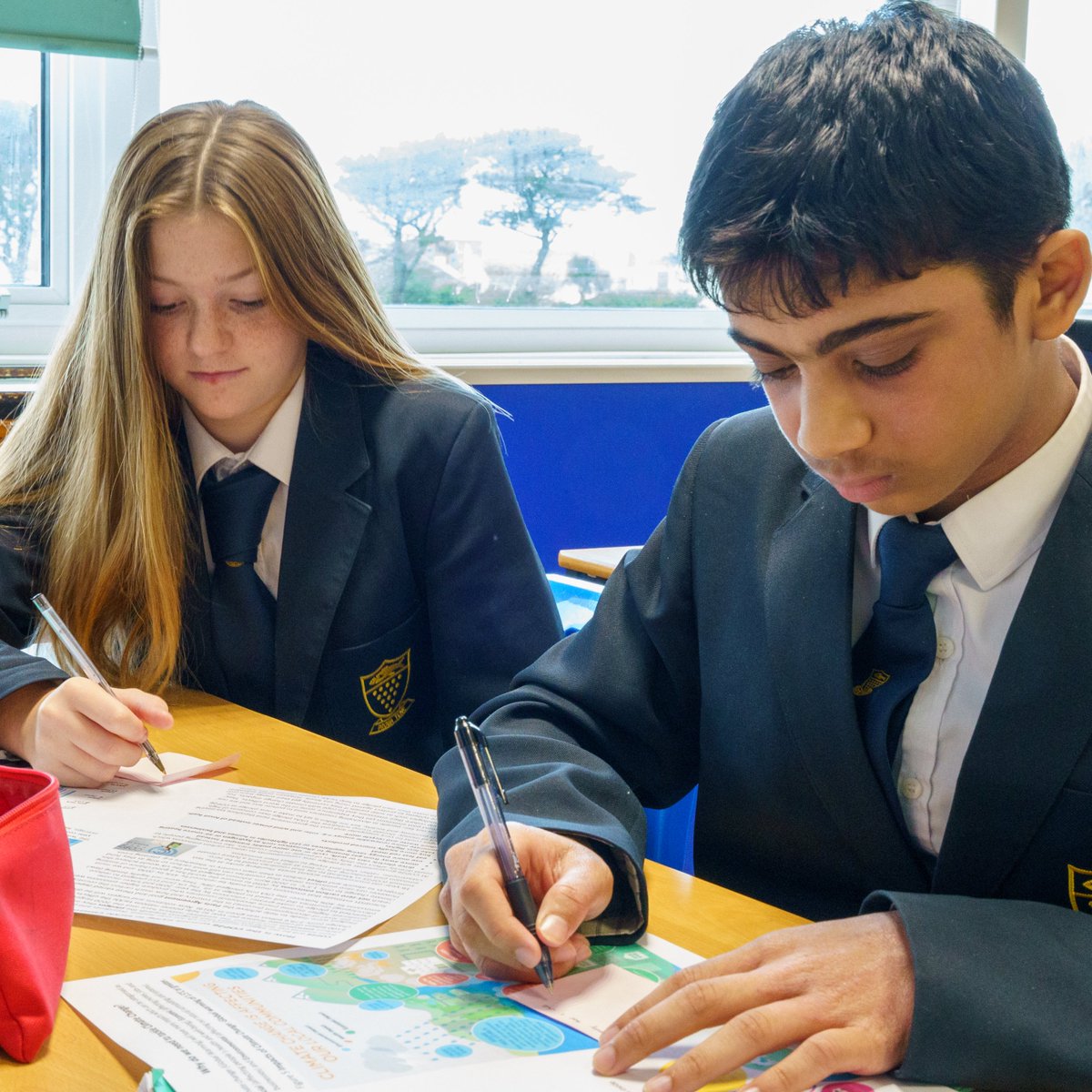 Tretherras's tweet photo. In their Geography Lessons, Year 7 to 10 students have been learning about the #COP26 climate summit and making their own pledges to help reduce climate change.

#newquay #tretherras #Geography https://t.co/r7AhyRIaJB