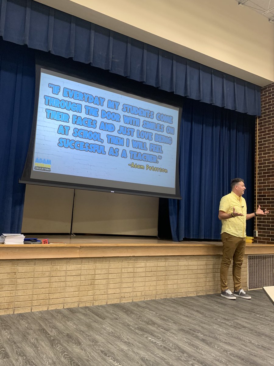 TaraMartinEDU's tweet image. “If everyday my students come through the door with smiles on their faces and just love being at school, then I will feel successful as a teacher.” @teacherslearn2 

#TeachPlayLearn #dbcincbooks @GreenbushESC #gbteachplaylearn