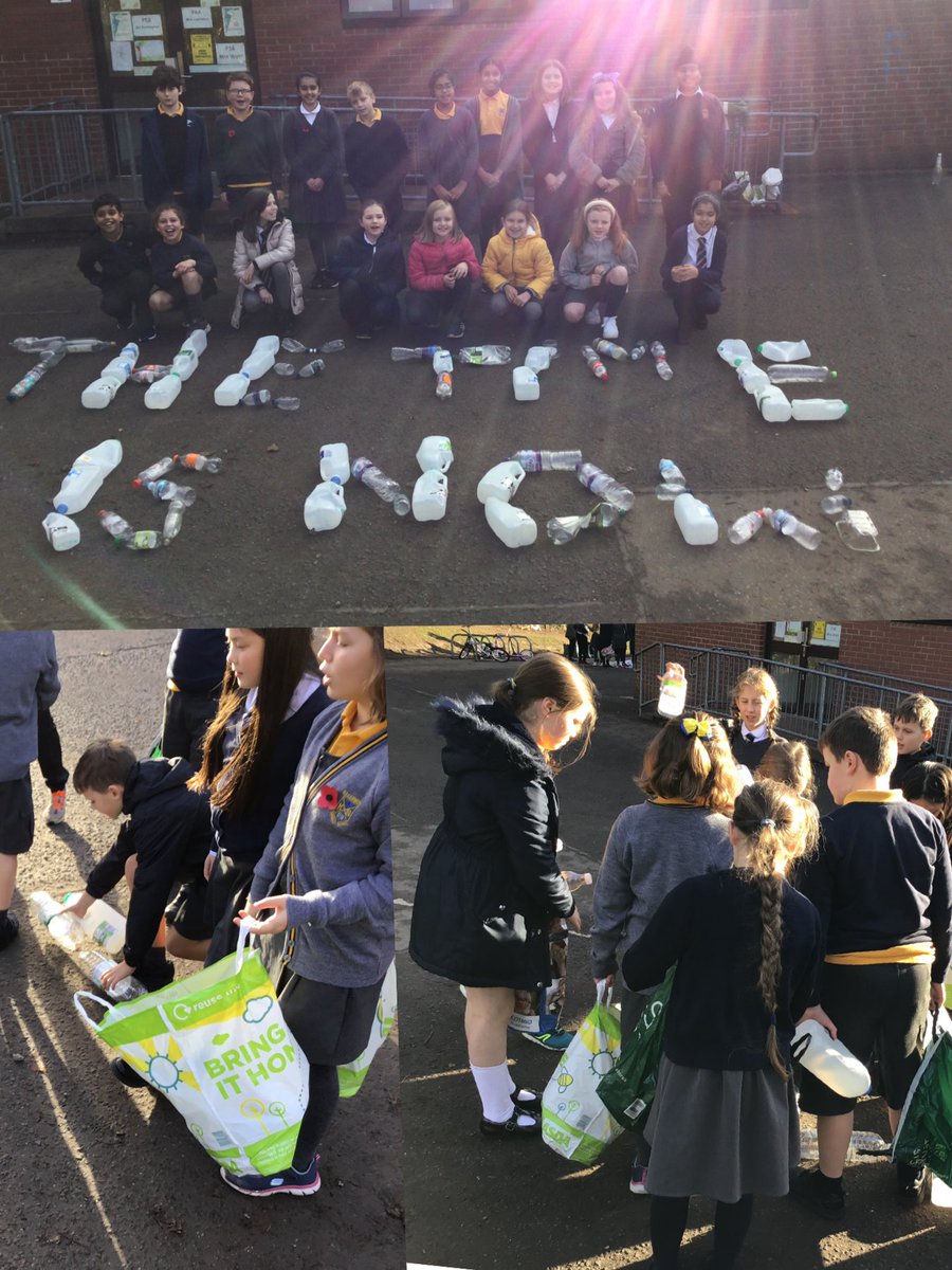 KillermontPS's tweet photo. Primary 6A used their plastic recycling to create an important message for COP26. #COP26 #LearningForSustainability #ReduceRecycleReuse @COP26 https://t.co/XJioh64vdY