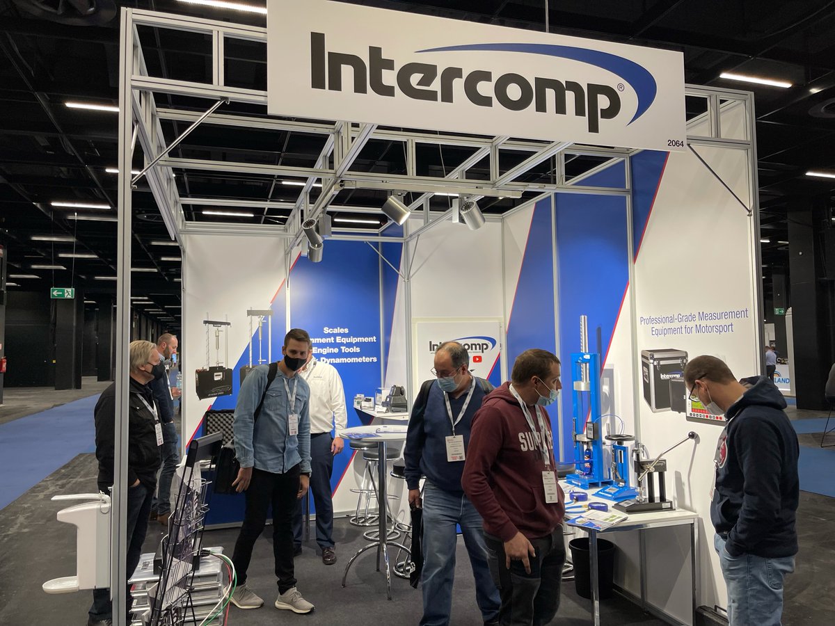 Visit Intercomp at the Professional MotorSport World Expo (PMW) 2021 in Cologne, Germany.  Booth 2064 in the Köln Messe from Wednesday 11/10 to Friday 11/12 or see our RFX Billet Scales &amp; Equipment at IntercompRacing.com  #pmwshow #IntercompRacing #rfxscales #billetscales