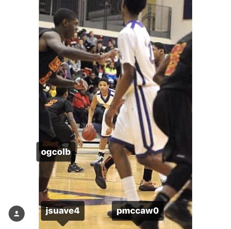 OGColb's tweet photo. Woke up thinking bout dis team man & im still mad we ain’t win state lbvs……but shit we did win da St. Charles West tournament, da MICDS tournament, won our district, & shoulda beat CBC in they tournament but nigga we was playing a soon to be NBA player 😂🤷🏾♂️ #RIPMrWare #RIPMari https://t.co/ulzDO96wAU