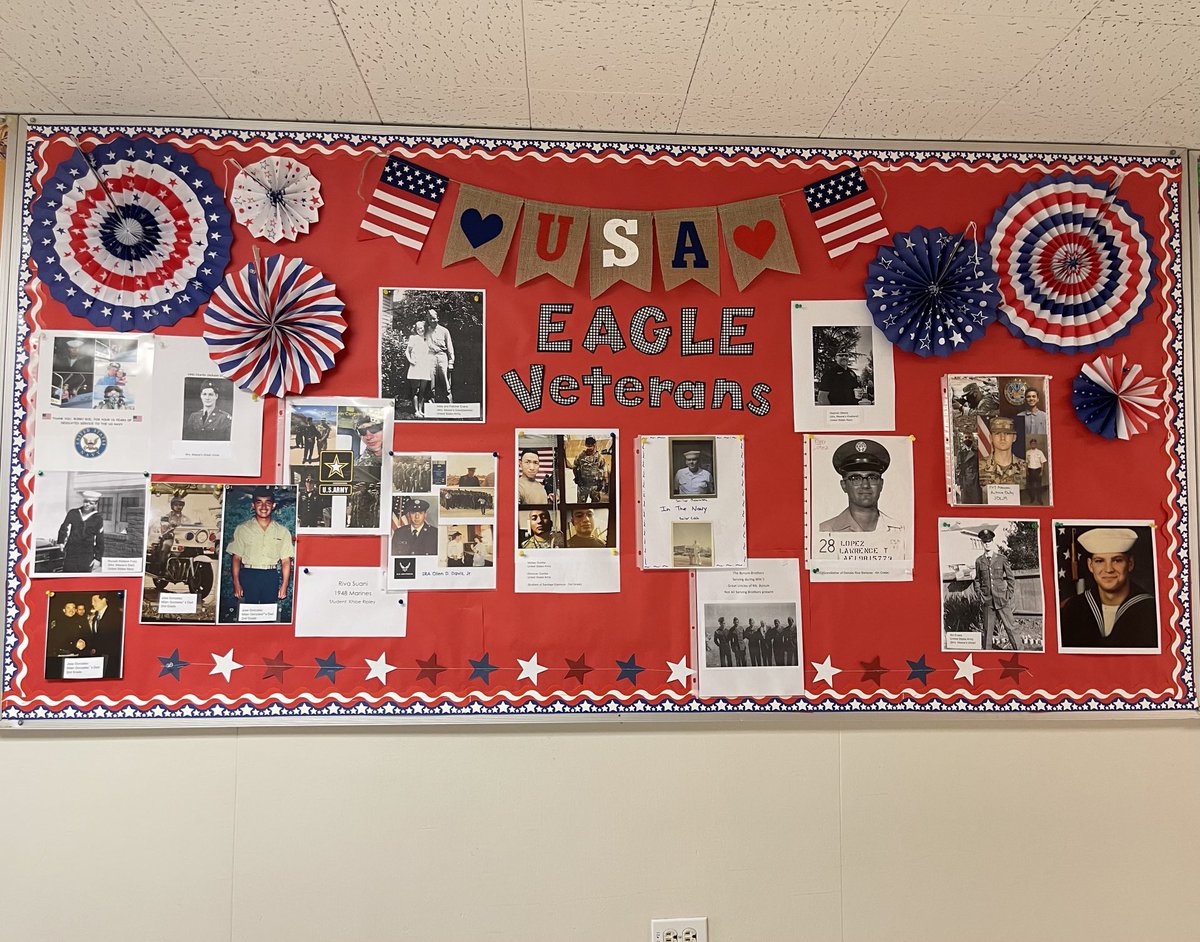 We honor veterans and active military in our Carroll Fowler school family.