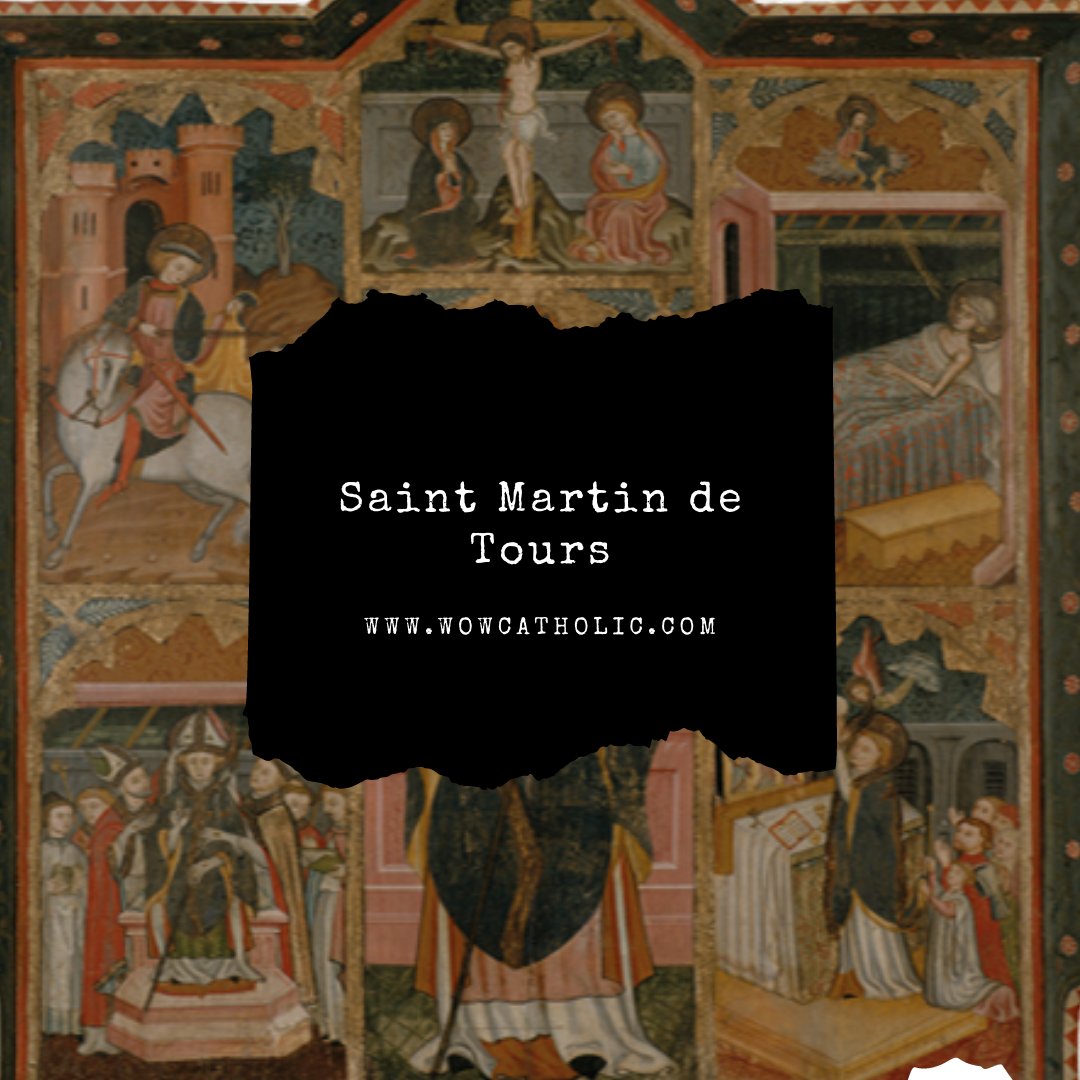 _wowcatholic's tweet photo. "Now let me fight for God. As for your bonus, let someone who is going to join the battle receive it. I am a soldier of Christ-combat is not permitted me."

Saint Martin of Tours

#catholic #catholicchurch #catholicism #catholicfaith #romancatholic #catholiclife #wowcatholic... https://t.co/s96y6hEUUj