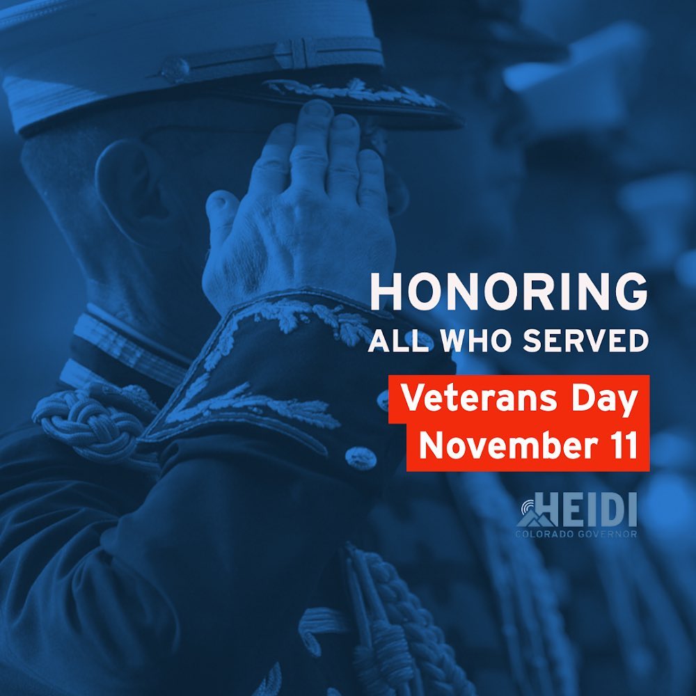 heidiganahl's tweet photo. Today, and every day, we honor all those who have served our nation. Thank you for your bravery. Thank you for your dedication to our country. Thank you for standing up for freedom.
#veteransday https://t.co/iDGfcP1JwC