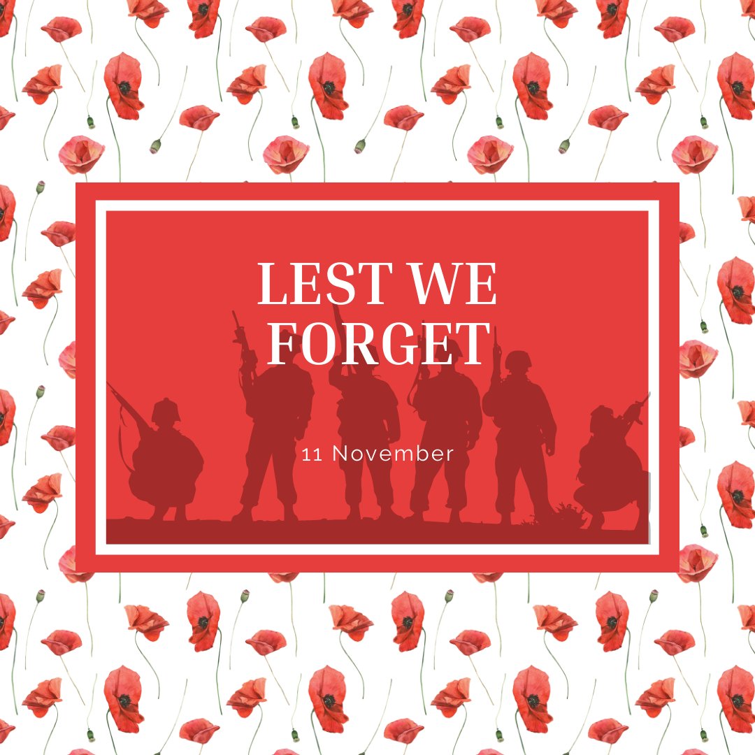 Today we honour those who made the ultimate sacrifice for our freedom.