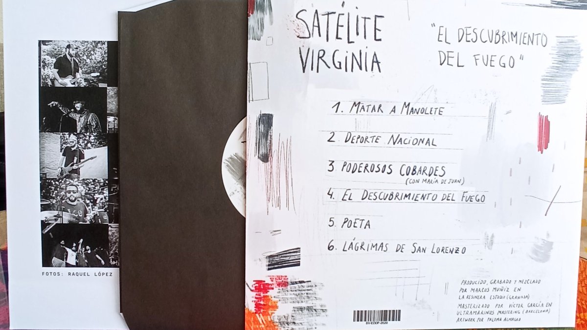 SatVirginia's tweet photo. El 26 de Noviembre verá la luz nuestro nuevo trabajo "El Descubrimiento del Fuego".

Saldrá en todas las plataformas digitales y en vinilo de 10". Seis nuevos temas salidos del barrio de La Chana.

Gracias a todos los que lo habéis hecho posible 🔥. https://t.co/eCrv1S0ViN