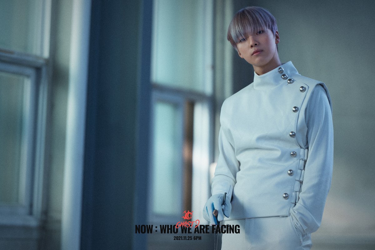 GHOST9OFFICIAL's tweet photo. [#GHOST9]
⠀
GHOST9 [NOW : Who we are facing]
CONCEPT PHOTO # 1
⠀
🎼 2021.11.25 6PM (KST)
⠀
#고스트나인 #NOW
#NOW_Who_we_are_facing
#Comeback #Comingsoon
#SHIN #CHOIJUNSEONG
#SONJUNHYUNG #LEEKANGSUNG https://t.co/eBmD1YB7zL