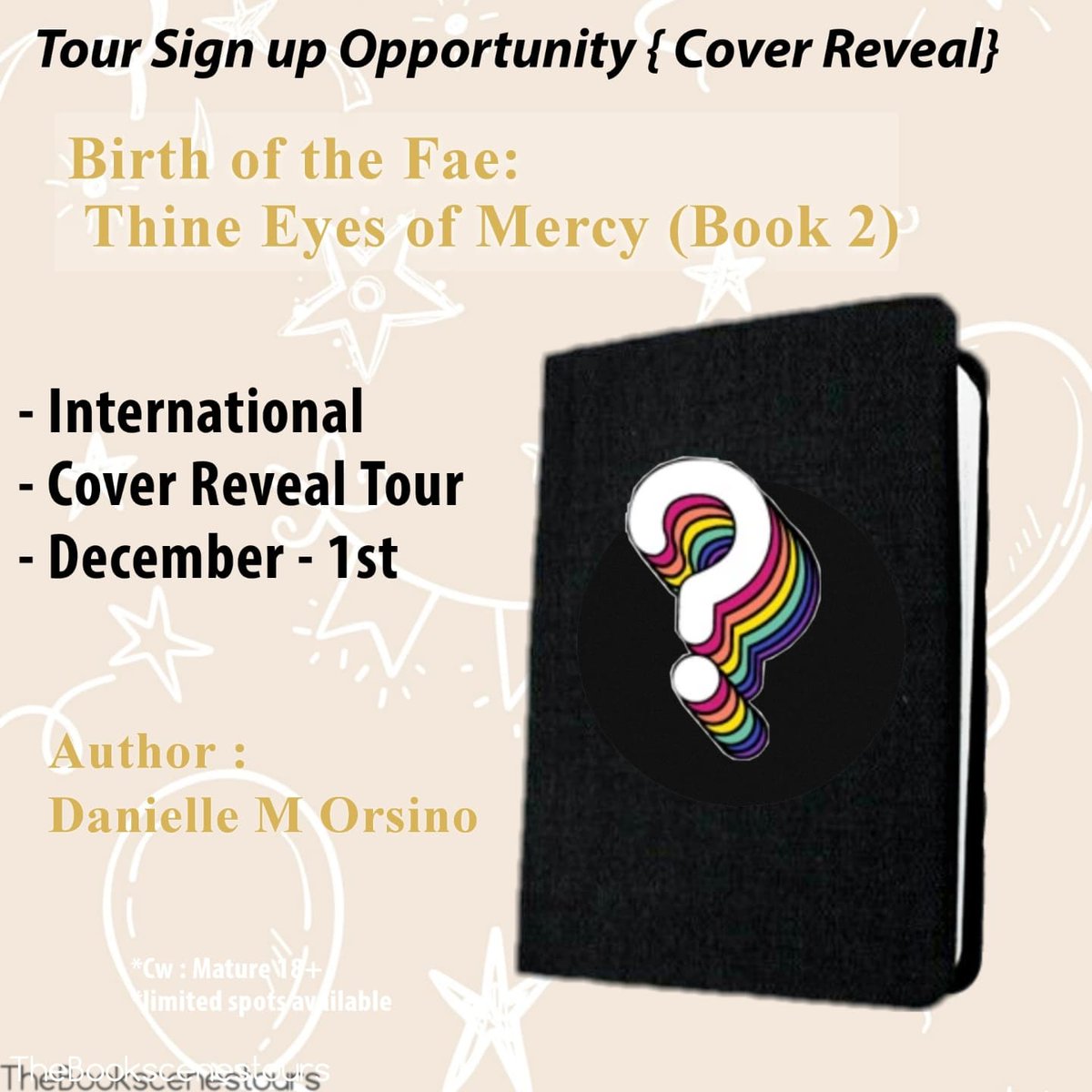 ScenesBook's tweet photo. COVER TOUR REVEAL SIGN UP 
https://t.co/lxoYBVrOkq
 BOOK : BIRTH OF FAE : THINE EYES OF MERCY (BOOK 2) 
AUTHOR: DANIELLE M. ORISINO https://t.co/2wGTpsJn9D