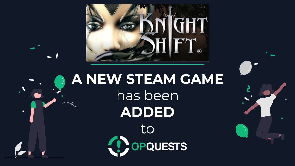 opquests's tweet photo. We just added KnightShift on https://t.co/pQoUqK0fcn 💚

✅Make sure to #claim it for free before it runs out!

✅Follow us to receive #updates on when we add the next batch of #free #Steam #games!

🎁 https://t.co/tCARTkgYbp 🎁

#giveaway #giveaways #freebies https://t.co/rZXqlRu3KJ