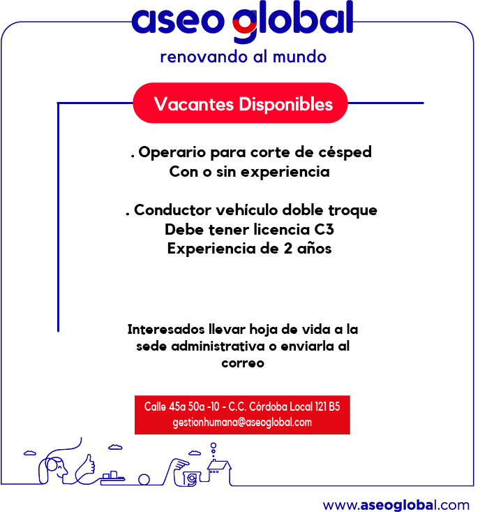 aseo_global's tweet photo. Información importante📍
Las hojas de vida solo se recibirán por los canales comunicados,  no se recibirá información por redes sociales. https://t.co/41Fuz4UQnE