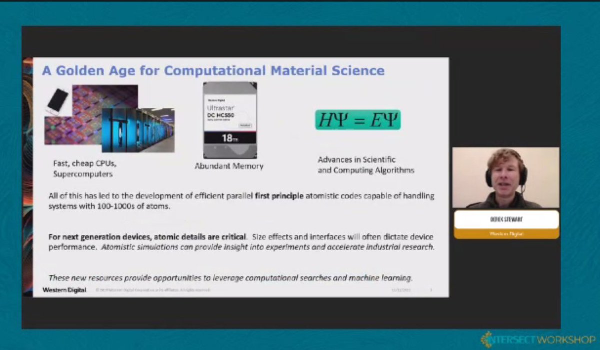intersect_eu's tweet image. "There is a clear need to understand how #materialproperties change with composition" says @derek28stewart from @westerndigital, and their work identifies #keytrends in #thermal and #electronic properties of #chalcogenidealloys. #intersectworkshop @icn2nano