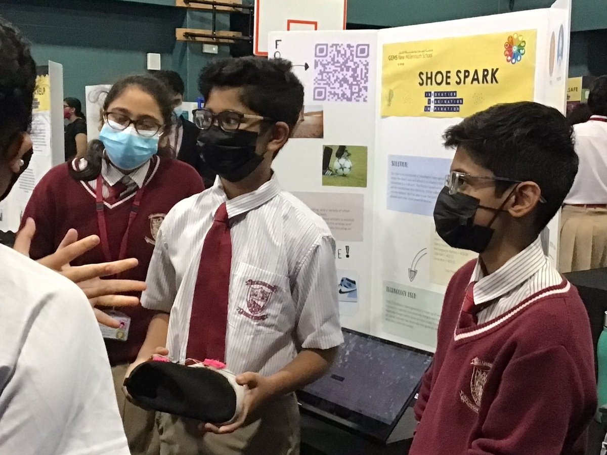 Yash_Sri2005's tweet photo. What an amazing today at @gemsnms_alkhail on #Innofest2021. Really amazed to see all the teams showcase their innovative innovations and the hard work put in by each and every team. Proud and well done to all the teams... 
@mashanazeem1 
@Fatima_Martin 
@TeresaRusten 
@ZaufashanT https://t.co/D9X0xYqHbV