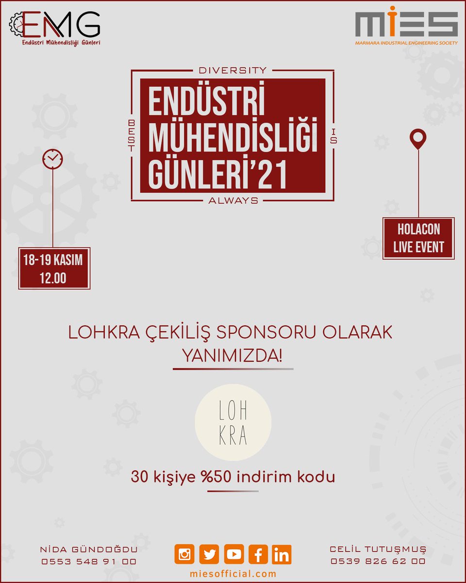 emgmies's tweet photo. EMG’21 de Puzzle Sepeti, Lohkra ve Placebo Originals çekiliş sponsorlarımız olarak yanımızda!

Dolu dolu bir EMG’21 seni bekliyor!

Son Kayıt Tarihi: 17 Kasım 🚨

Hemen Ücretsiz Kaydol! Link Bio’da! 👆

📆 18-19 Kasım 2021
⏱ 12.00
📍 Holacon Live Event https://t.co/JdM7hqCPfC