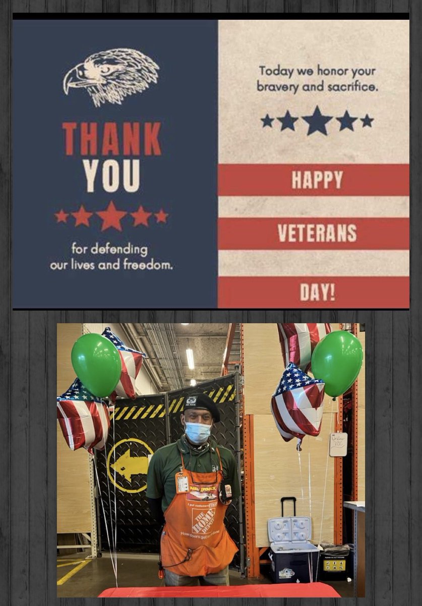 #HappyVeteransDay from the #WilshireUnion #HomeDepot