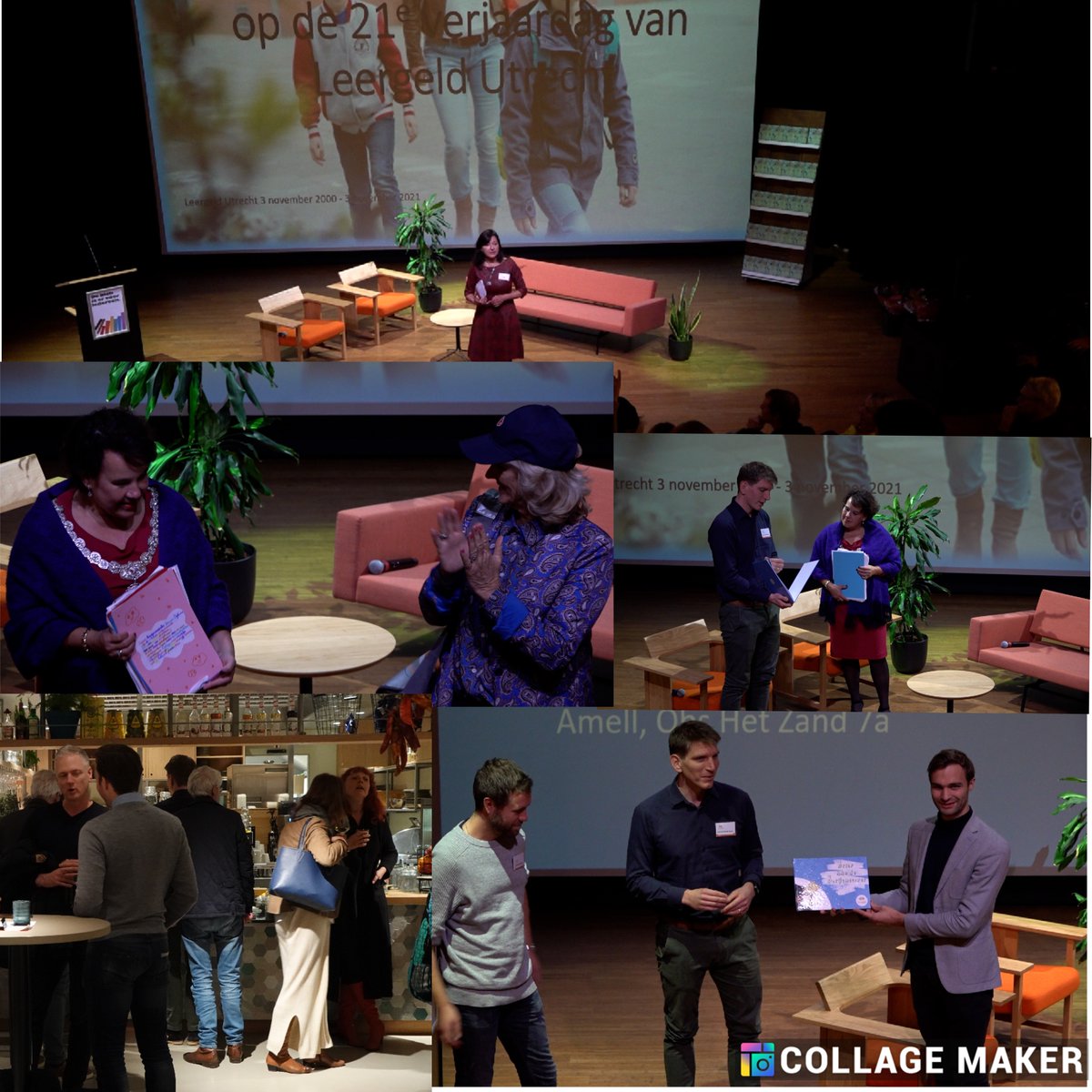 Wij vierden feest in <a href="/Bibliotheek030/">Bibliotheek Utrecht</a>. Een prachtige middag waar burgemeester @sharon_dijksma  wethouder <a href="/MaartenOoijen/">Maarten van Ooijen</a> ons onderzoek naar werkende armen en de brieven van de kinderen ontvingen. We delen snel meer beelden, het onderzoek en de ambitie! 
#Leergeld #utrecht #kinderen