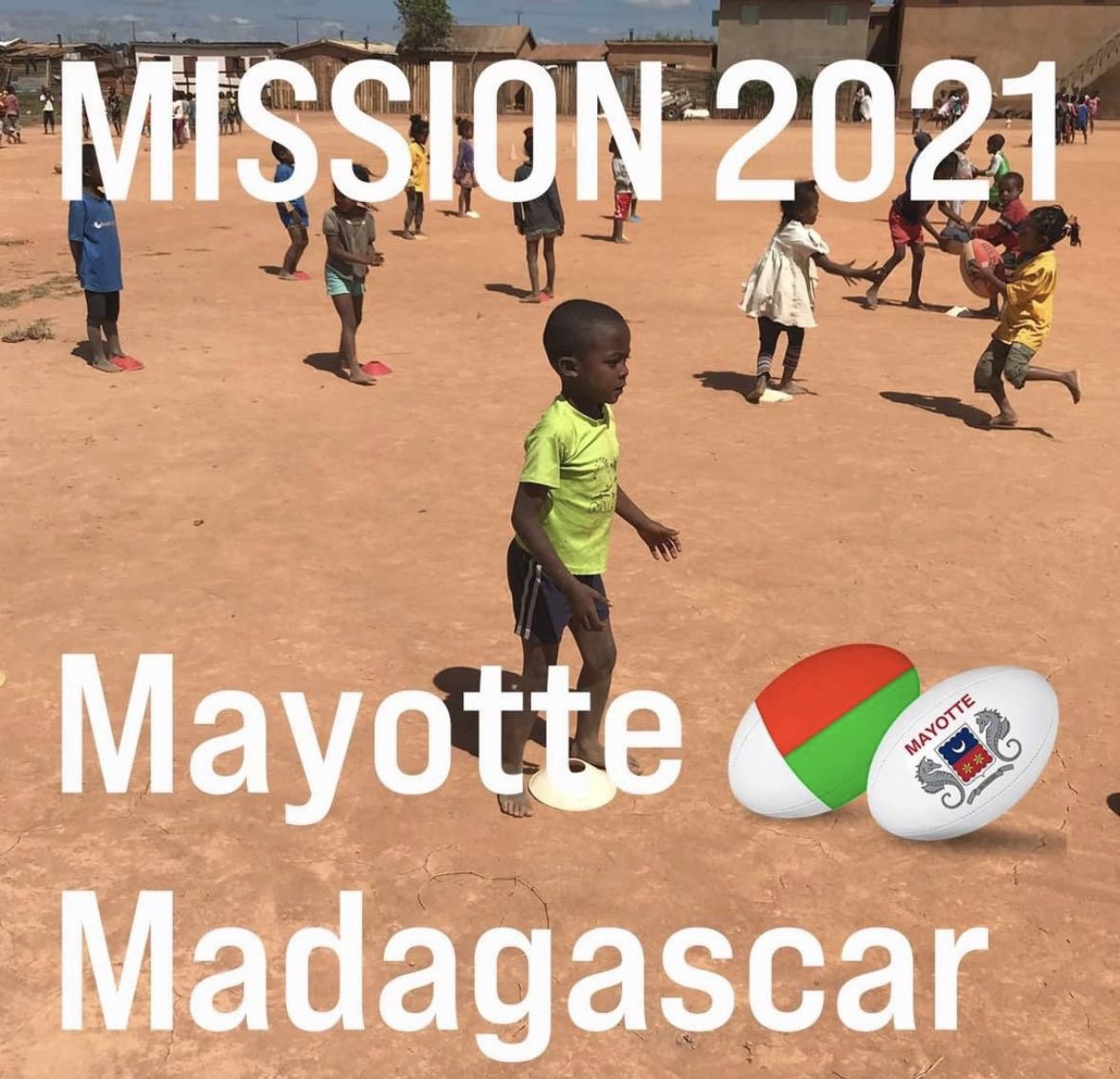 C’est parti pour une mission humanitaire avec les ballons 🏉 pour une dizaine de jours. Actions auprès des enfants défavorisés, remises de vêtements, de matériels, de produits de 1ère nécessité, d’argent pour financer les projets #rugbysocial