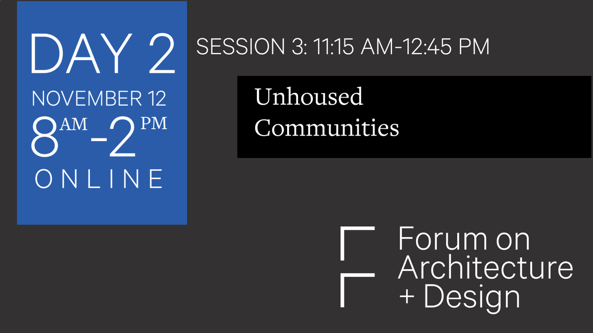 aiaphiladelphia's tweet photo. @ProjectHOME estimates 8,347 people sought emergency shelter in Philly in 2020. Join @DennisCulhane professor of Social Policy @Penn with @jaredmcknight of @wrtdesign, @FoxholeHomes, and Project Home as they discuss Unhoused Communities on Nov 12. https://t.co/A1tDClDMsO https://t.co/PNYnlDO84C