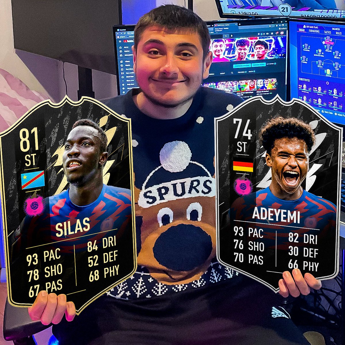 DannyAarons's tweet photo. Today's Career vid saw Silas &amp; Adeyemi both receive inform cards! 🤩 https://t.co/w5PGr0U6vC