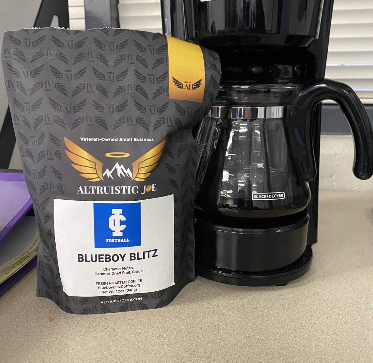 CoachDeFrisco's tweet photo. Our official coffee is in.  Get yours now https://t.co/QRMbQTaSC9 https://t.co/IuPtKpo49O