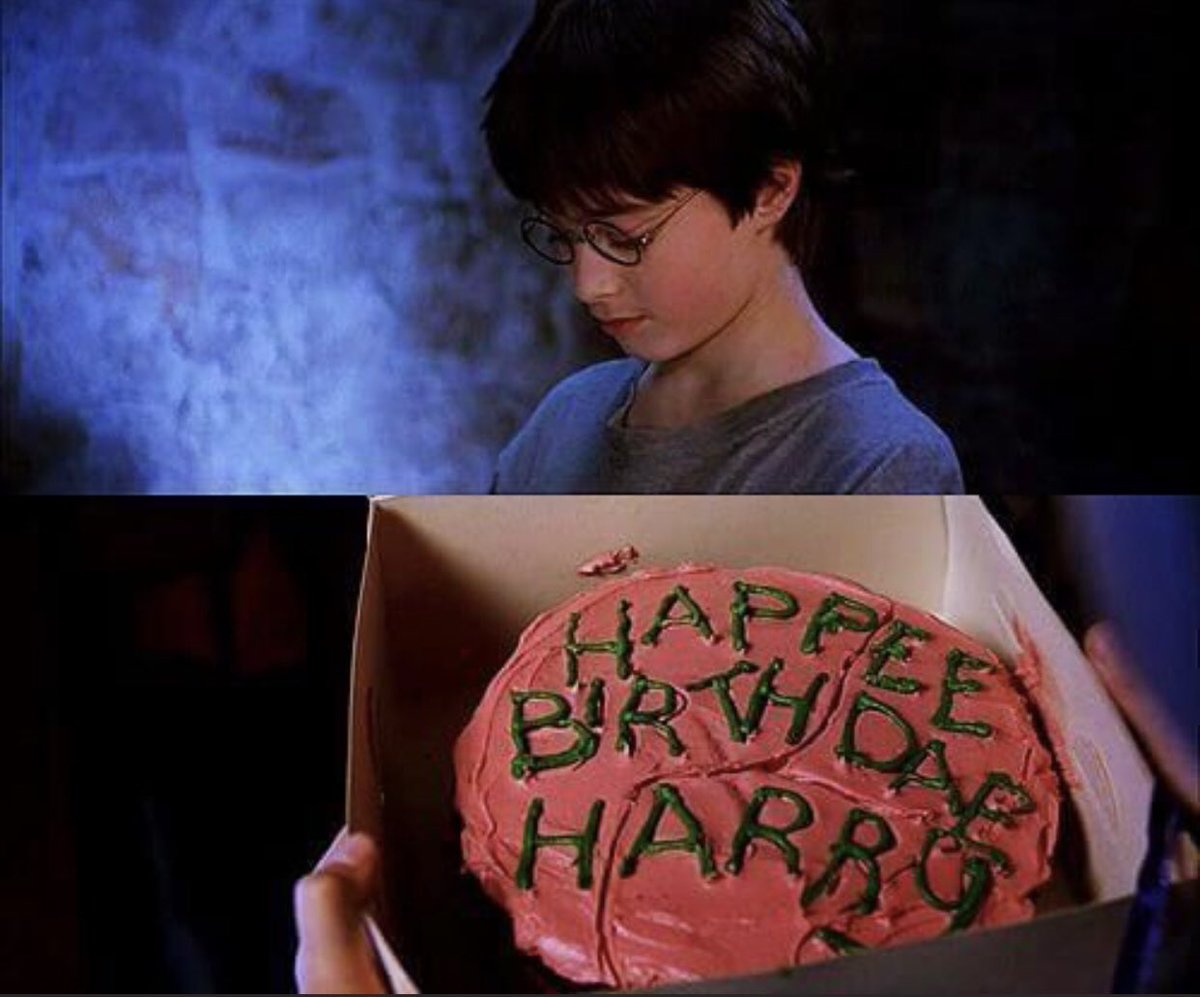pupcheol's tweet photo. btw guys the cake is supposed to be that messy it's the cake hagrid gave to harry in the sorcerer's stone! https://t.co/hMmkJnEGmt