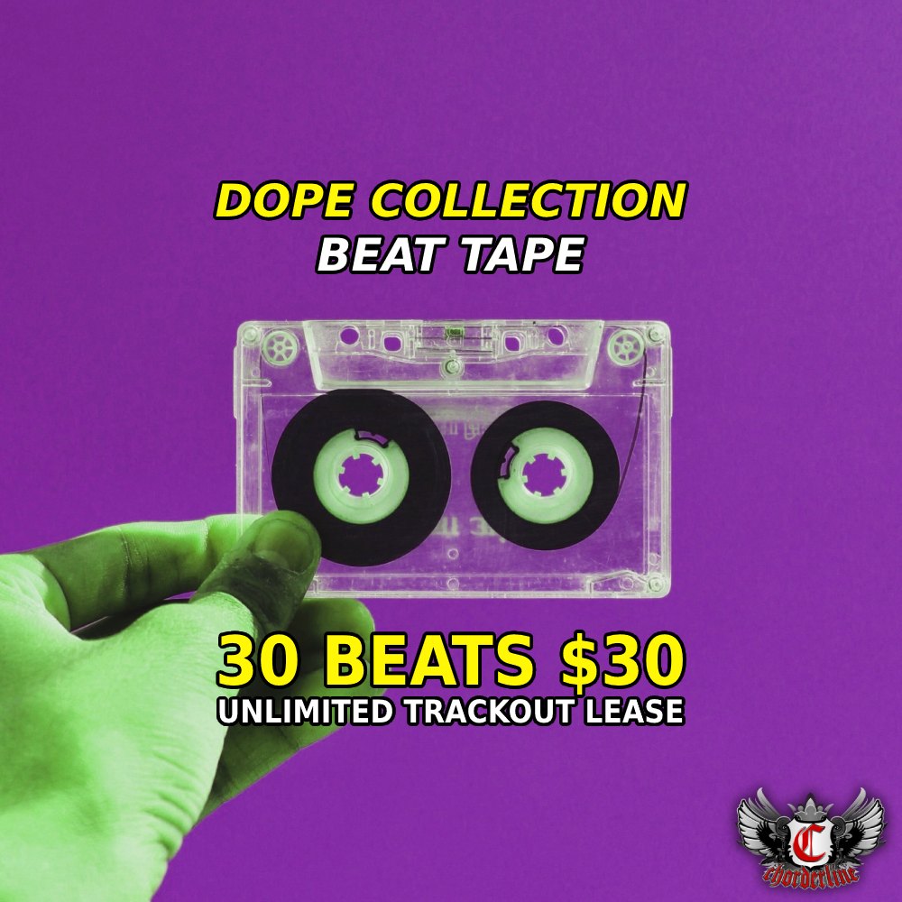 chorderline's tweet photo. DOPE COLLECTION
Beat Tape
30 beats $30
(Unlimited trackout lease)
https://t.co/qqAqxLbeXg
#beattape #beattapes #beatcollection #rapartist #spotifyrapper #unsignedrapper https://t.co/LbWqWilKK1