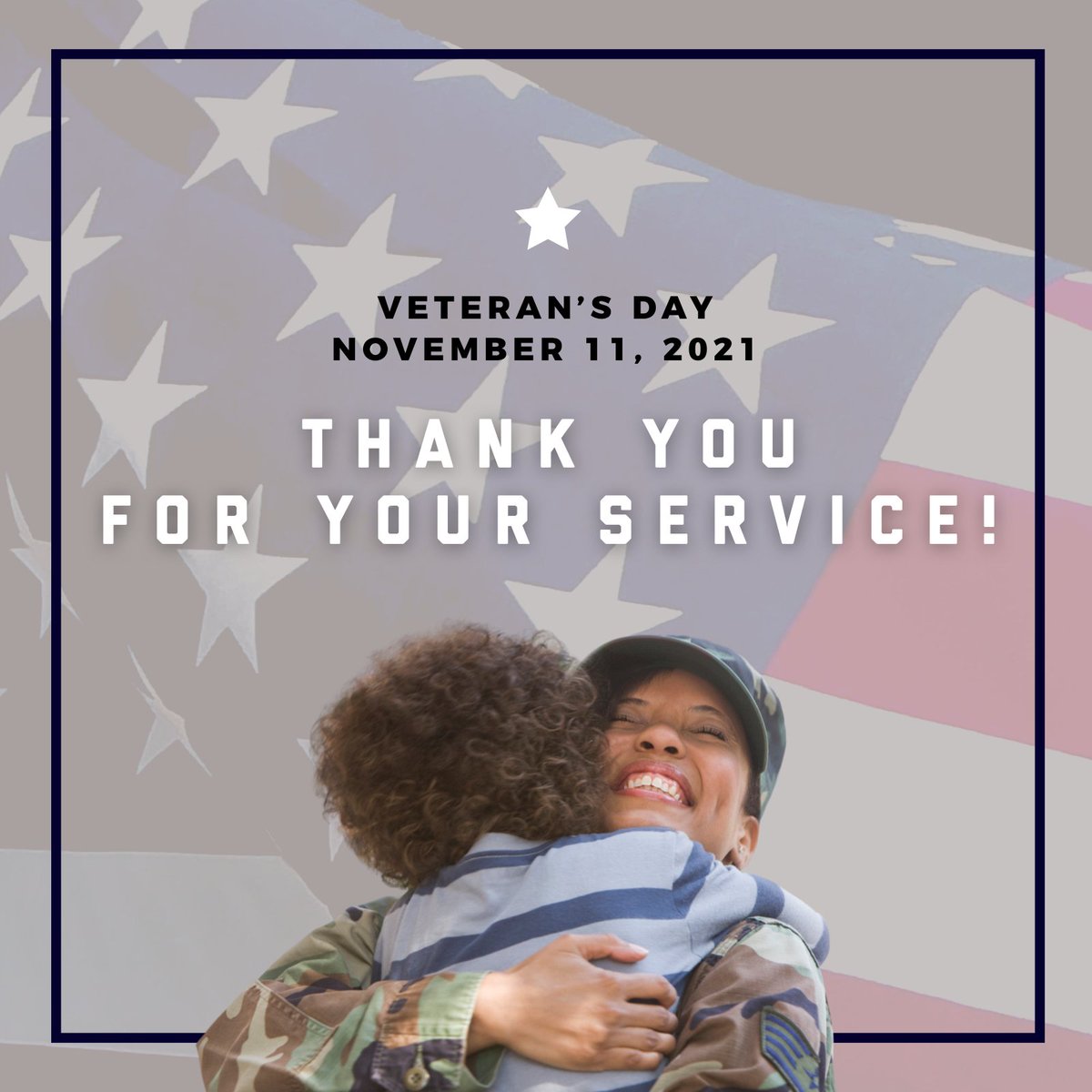 MackFamilyFDN's tweet photo. To all the men &amp; women who have served, or who are serving in the Armed Forces, #ThankYou for your service to our country! We honor you today and forever extend our gratitude. #VeteransDay 🇺🇸 https://t.co/s8TCJPbS4C