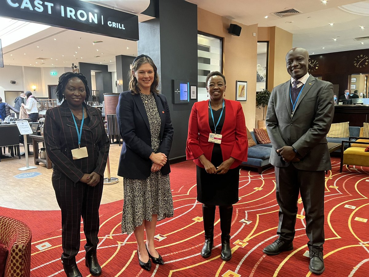 GeorgieMIT's tweet photo. Such an honor to meet Her Excellency @MamaRachelRuto and team #COP26Glasgow to discuss the importance of women empowerment and farmer-first climate action. What an incredible champion for women!  #kenya #inclusiveclimateaction @tomorrowio_ #TomorrowNow https://t.co/9PMIc3sVzd