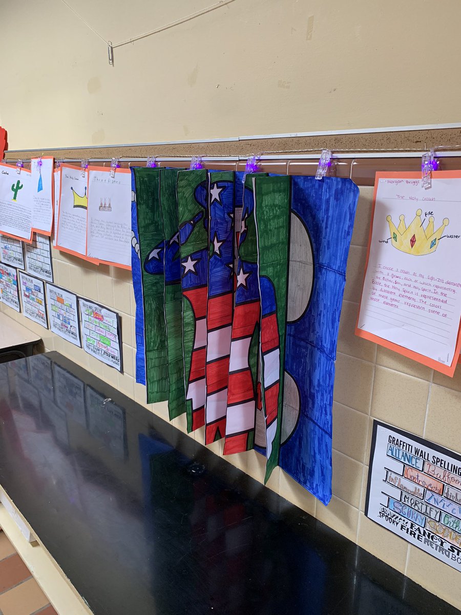 SPSprincipal's tweet photo. Honoring veterans throughout our building @StPeterSchool https://t.co/EOrwSTuagI