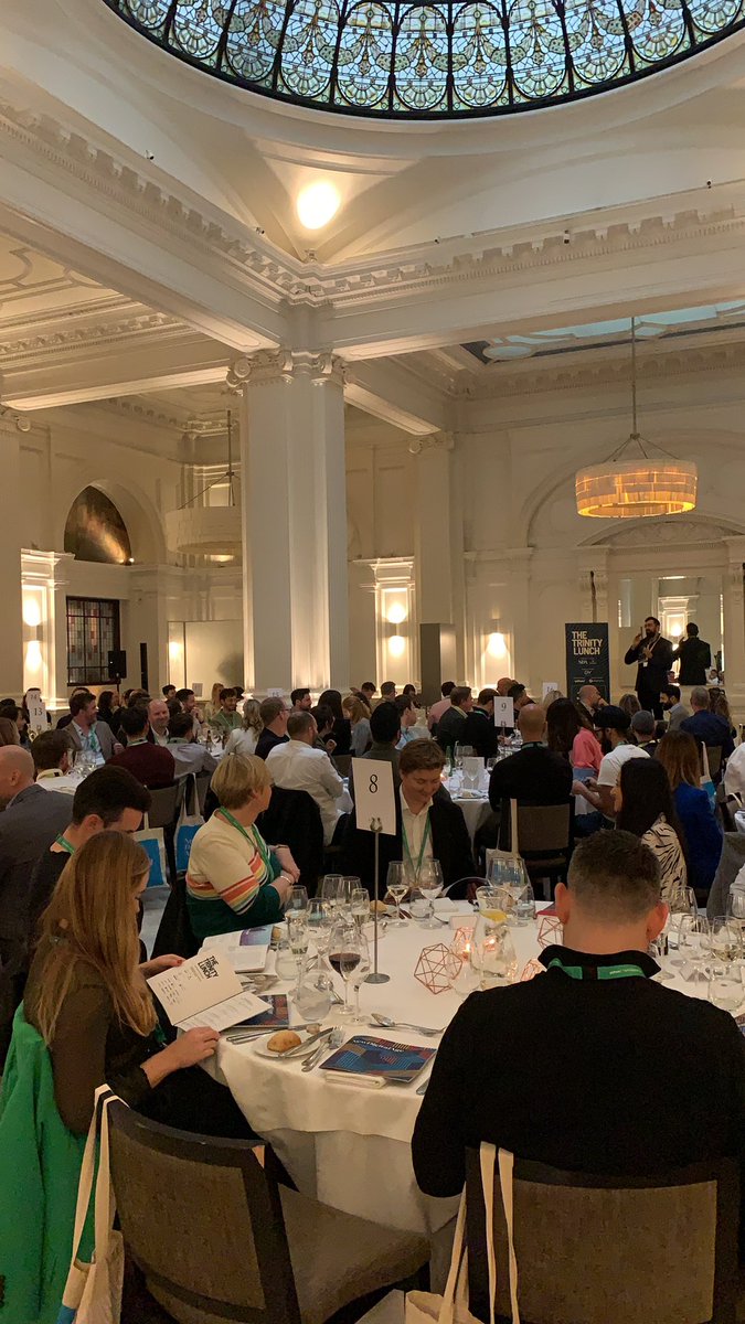 BluestripeGroup's tweet photo. So great to see so many people at the @NewDigitalAge1 and Bluestripe Group #TrinityLunch https://t.co/xVDuEMjfLg