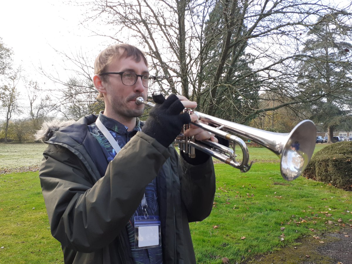 Farlington_Sch's tweet photo. Today we marked #RemembranceDay2021 with two dedicated assemblies, followed by a whole-school gathering at 11am. After one of our Sixth Form students laid a wreath, Mr Passam read 'For the Fallen', and Mr Ellis Devitt played the 'Last Post' on the trumpet. A truly moving day ❤️ https://t.co/NnLj1QhdXI