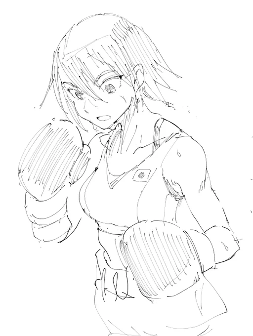配信で描いたやつ 
