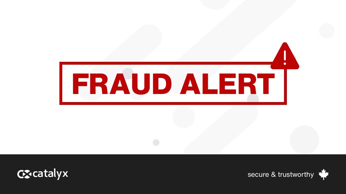 CatalyxExchange's tweet photo. Fraud Alert⚠

Catalyx will NEVER ask you to

• Send coins to any address for any reason
• Gain access into your account 
• Transfer onto another website or message communication app (WhatsApp)
• Ask to gain access to your computer

In doubt, contact us at support@catalyx.io https://t.co/C2gzWeBDNo