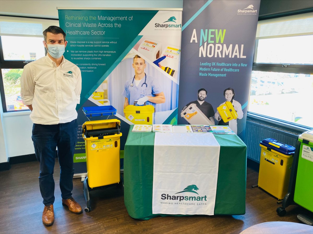 SharpsmartUK's tweet photo. We are really happy to support Barking, Havering and Redbridge University Hospitals NHS Trust, as we implement our reusable Sharpsmart system across King Georges hospital.
#SharpsmartDifference #NewNormal2021 https://t.co/hScOuExTzr