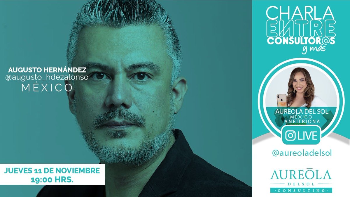 augusto_her's tweet image. Es hoy! Es hoy!
@AureoladelSol y yo, vamos a tratar de averiguar por qué la clase política prioriza hablarse entre sí, en lugar de conectar con ciudadanos en #RedesSociales, no se pierdan esta charla de #CompolDigital
🗓Jueves 11 de noviembre 
⏰19:00 h
📍Instalive