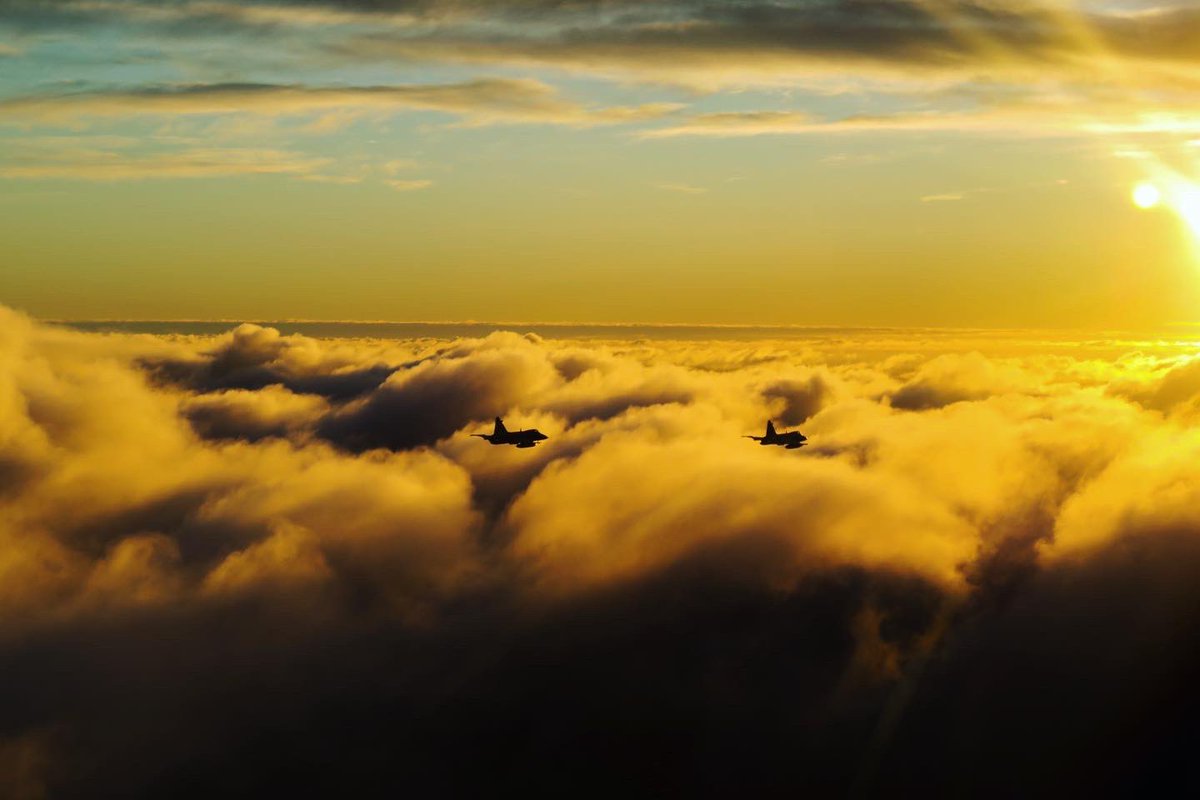 stridspiloterna's tweet photo. #stridspiloterna #jas39gripen #jas39c #flygvapnet #airforce #suckerforsunsets #swedishairforce #saabinthesky #cloudsurfing https://t.co/EoEocDbQfh