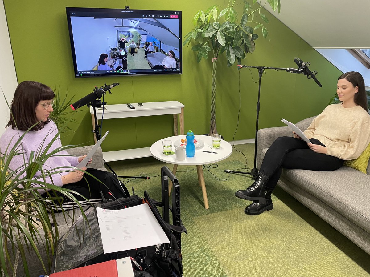 RachelIsbister's tweet photo. Voiceover Thursdays 🥳🕺🙌🏻 @PriestleyTalent @GeorgiaPadfield https://t.co/Tgb6kpNc6o