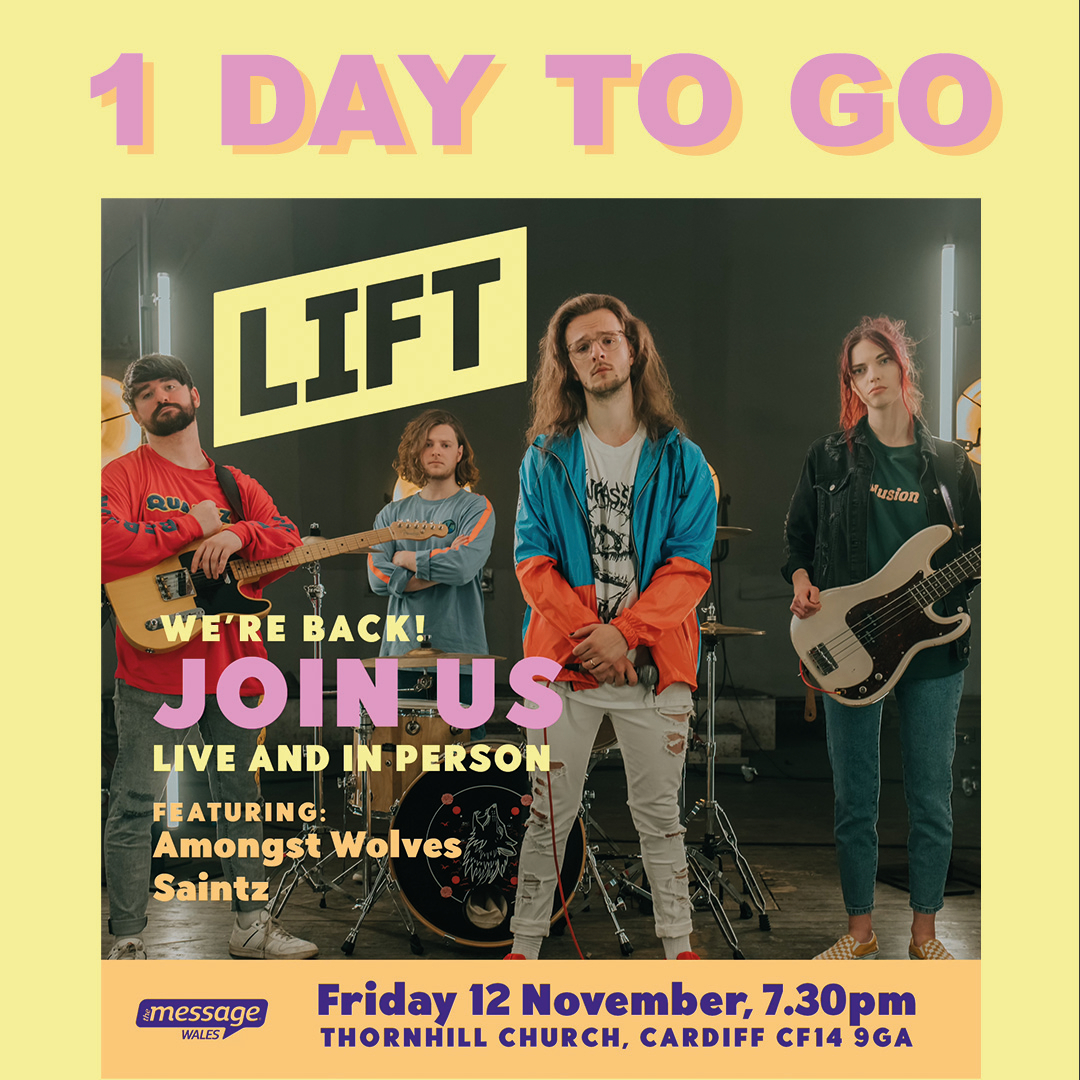 Can you believe LIFT is tomorrow night! We are so excited. 
Get your tickets online, £4 each. Link in bio. 

#lift #christianmusic #messagewales #messagetrust #youthwork #christiancharity #music #christianevent