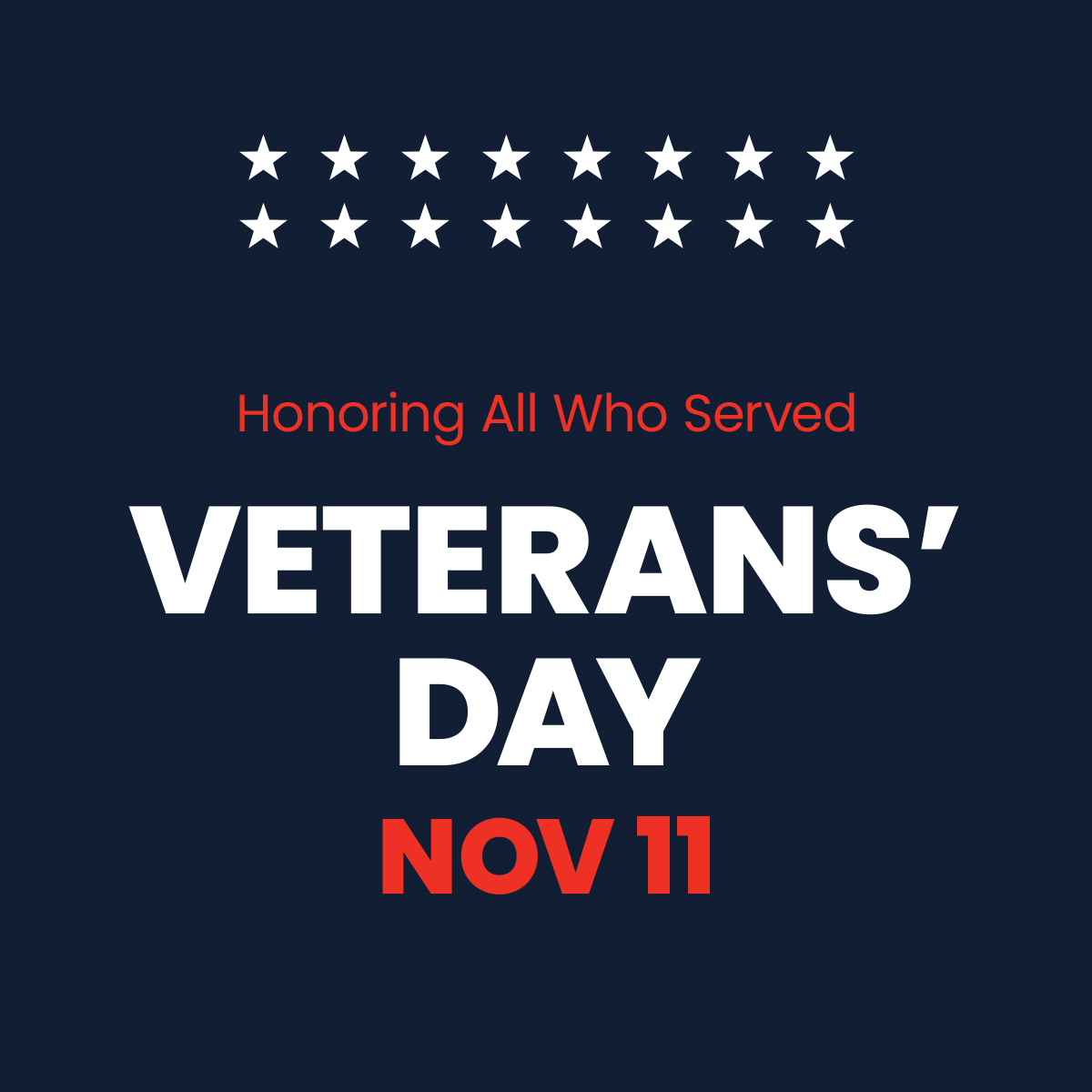 Today we're celebrating #VeteransDay! We are part of the Veteran Jobs Mission, and in 2021, we donated $1MM to veterans organizations, and formed a Veterans Associate Resource Group where our associates find support and fellowship. Join us today in honoring our veterans!