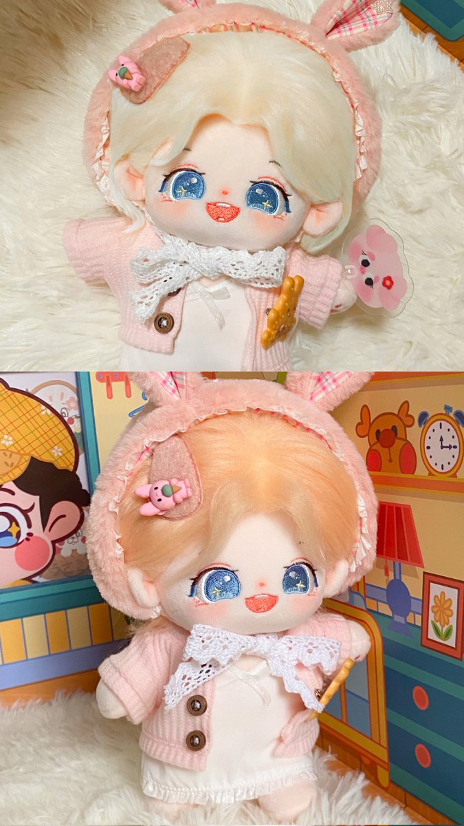 SEVENTEENdoll's tweet photo. Please welcome~ New baby of Jeonghan everyone 🥺🥺💛 https://t.co/44XYKEUM3S