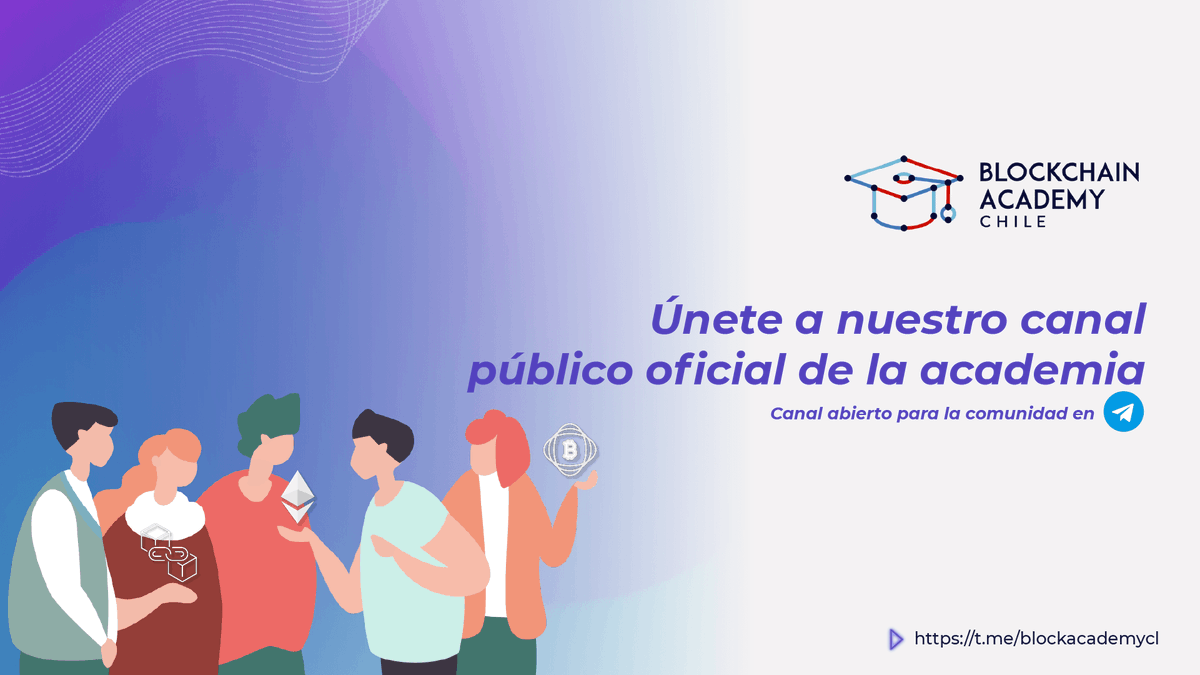 SomosColledge's tweet photo. Ya puedes unirte a nuestra canal público oficial de Blockchain Academy Chile en Telegram 🤩
Conecta con toda nuestra comunidad y mantente informado de todas nuestras actividades👉 https://t.co/6ci4Ci9W6y https://t.co/bMYGvJE5Nh