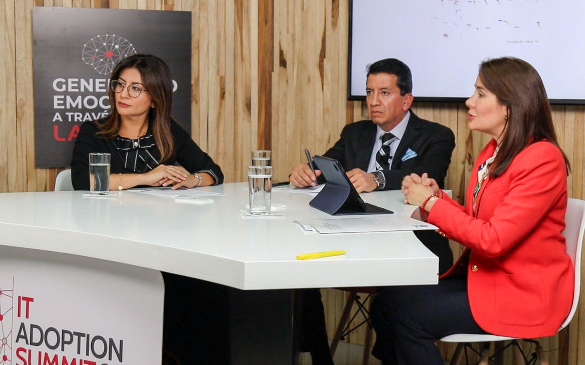 vmaino's tweet photo. Los avances en tecnología, el ecosistema digital y nuestra visión para llevar al #EcuadorDigital2025, fueron los temas que abordé en el panel perspectivas de las telecomunicaciones y data en Ecuador, en el marco de: "It adoption #SUMMITPUNTONET 2021", de @PuntonetEcuador. https://t.co/NKhzMxciHN