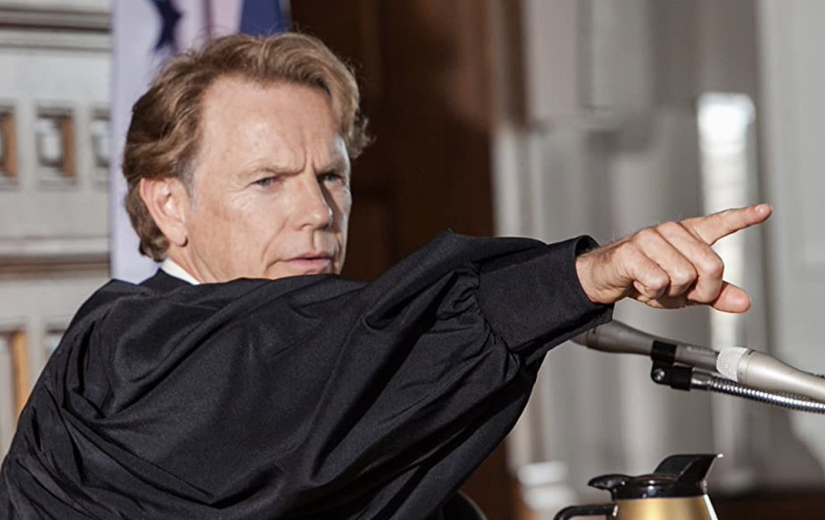 LPJProductions1's tweet photo. "And I'll repeat, I am acutely aware there's a great deal of emotion involved, and this court will not tolerate any verbal outburst, any display of emotion, whatsoever!"
-Judge Burnett #Brucegreenwood #DevilsKnot #Judges #realism #BacktotheCinema https://t.co/4f79eOQxFi