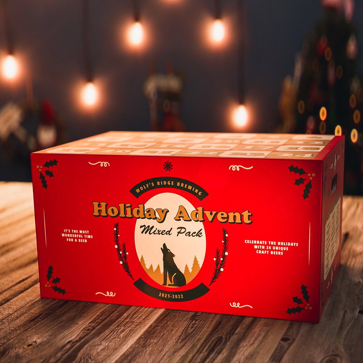 Pre-orders are open with limited quantities left of our Holiday Advent Mixed Pack! store.wolfsridgebrewing.com/collections/se…